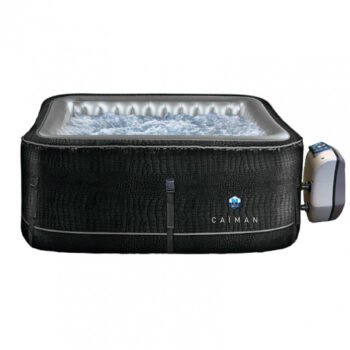 Spa gonflable carré 4 places – massage bulles, chauffage & filtration