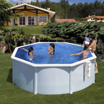 Piscine tubulaire ronde acier Ø 3,00 × H 1,20 m