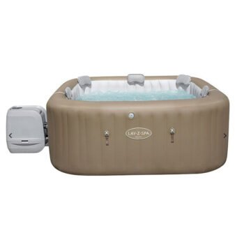 Spa gonflable carré 5‑7 places – massage AirJet