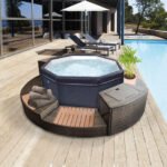 Spa semi-rigide octogonal 4-6 places – système de massage